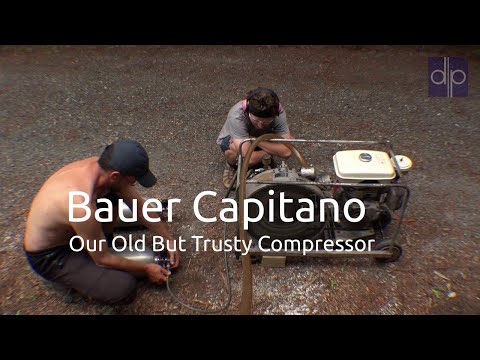 Old Bauer Capitano compressor